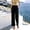 Black D, variant on Linen Cotton Casual Pants for Women Travel Ready Home Lounge Drawstring Waist Summer with Pockets Straight Leg Pants Black D M