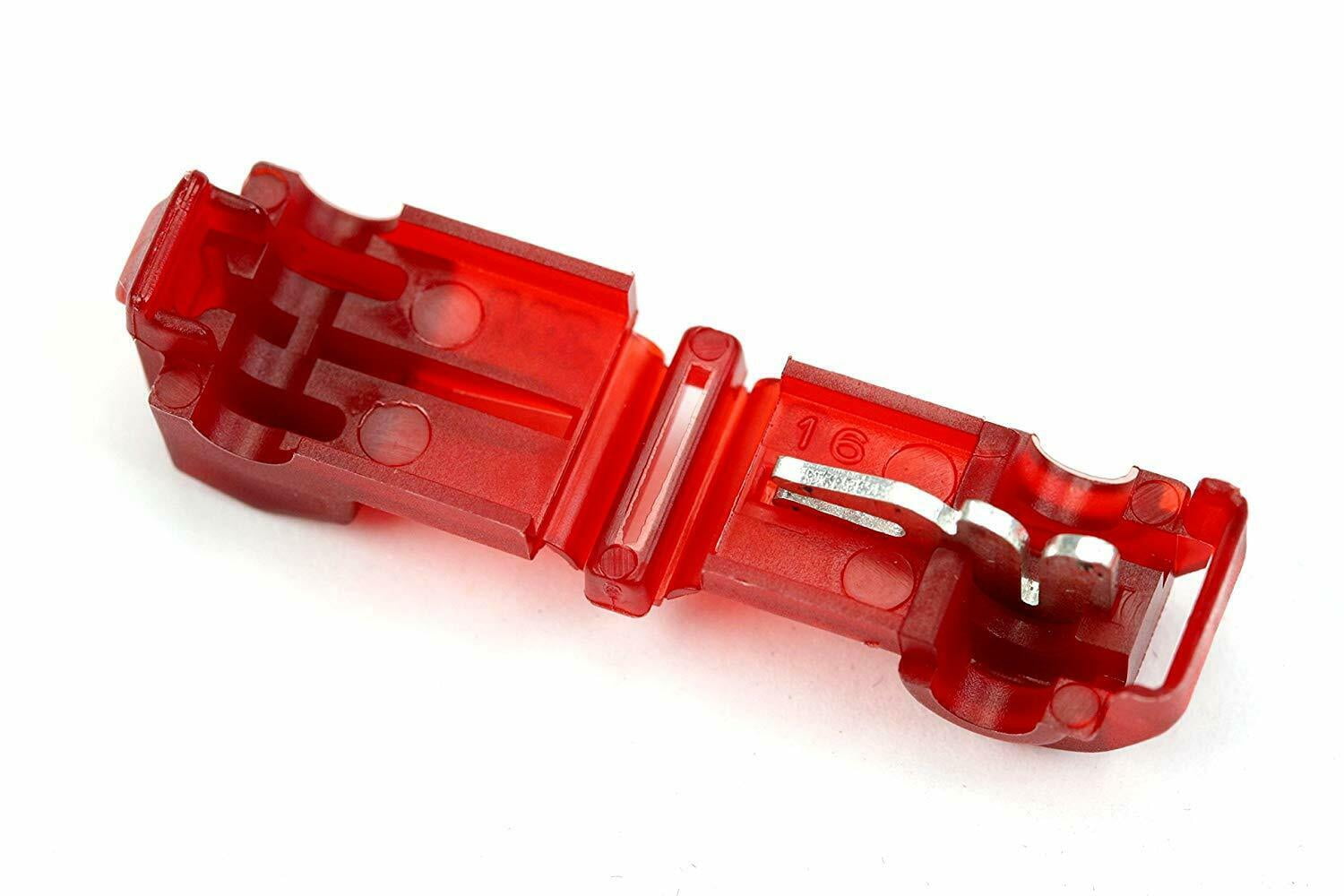 100 pcs 3M Genuine Scotchlok 905 RED Quick splice wire Connectors 22-18 AWG