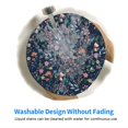 thumbnail image 6 of Disketp Colorful Flowers Small Mouse Pad 7.9x7.9 Inches,Washable Round Mousepad For Office Laptop Computer,Non-Slip Rubber Base Mouse Pads For Wireless Mouse, 6 of 9