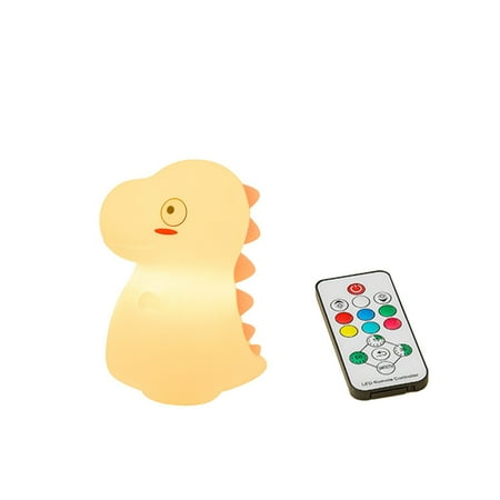 

Dinosaur Shape Touch Control Night Lamp Long Lasting Durable Night Light for Children Kids Bedroom Pink Pat Remote Control