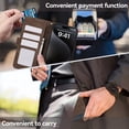 thumbnail image 7 of Ancove for iPhone 13 Wallet Case with Card Holder Kickstand,RFID Blocking PU Leather Shockproof Splicing Color Flip Case Cover for iPhone 13,Brown+Blue, 7 of 7
