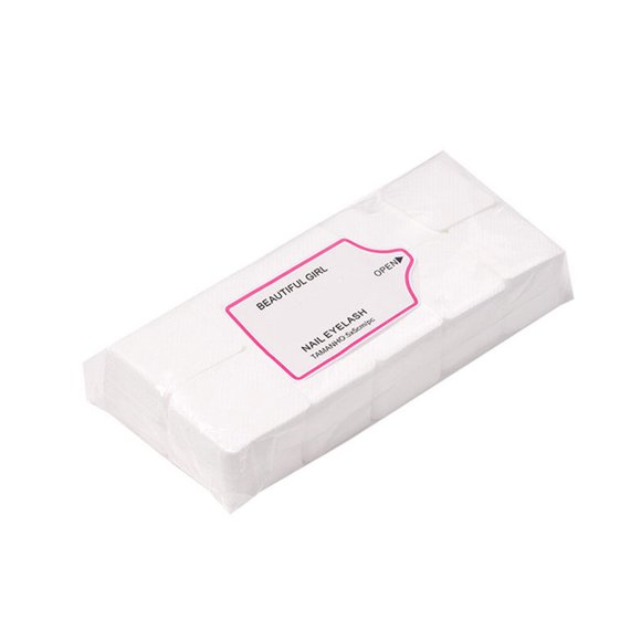Gel Dissolvant de Vernis à Ongles en Non-Tissé, Manucure, Papiers de Nettoyage pour Ongles d'Orteils, Coussinets Absorbants, Accessoire pour Salons de Beauté, 1000 Pcs/sac
