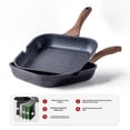 thumbnail image 5 of 24cm Thickened Maifan Stone Non-Stick Frying Pan - Multi-functional for Steak, Eggs & Breakfast, Even Heating Flat Bottom, Durable Multi-Layer Base, Easy to Clean & Use, Ideal for Home Cooks &, 5 of 5