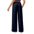 thumbnail image 5 of Weardear Wide Leg Sweatpants for Women Drawstring Elastic Pants with Pockets High Waisted Workout Baggy Sweatpants, 5 of 6