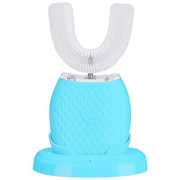 Jumpingount Cepillo de eléctrico sónico automático inteligente de 360 grados, cepillo de de 3 modos, herramienta de cuidado de los oídos Azul