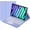 purple, variant on Touch Keyboard Case for iPad mini 7 (2024) / mini 6 8.3" - Green