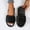 Black# slippers for women, variant on POROPL Slippers for Women Open Toe Slippers Fuzzy Soft Sole Slippers (Hearts Print,Slip On,Warm) Black Size 5.5-6.5