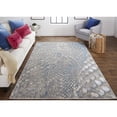 thumbnail image 6 of 8' X 10' Blue Silver And Gray Geometric Area Rug, 6 of 10
