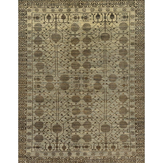 Ahgly Company Machine Washable Indoor Rectangle Abstract Red Brown Area Rugs, 2' x 5'