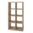 thumbnail image 3 of 8-Cube Storage Organizer,Open Back Decorative Bookshelves,Natural, 3 of 6