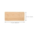 thumbnail image 2 of OULII 2pcs Bead Bracelet Board Wood Jewelry Making Board for Beading Hobbyists Beige Sorting Home Use, 2 of 8