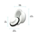 thumbnail image 2 of Mr. Scrappy Garbage Disposal Flange and Stopper Kit for Standard 3.5" Sink Drains, White 21-DSFS3-WH, 2 of 4