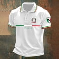 thumbnail image 2 of SJLDQY Mens 2026 Italy Soccer Polo Shirts Short Sleeve International Football Shirts for Men Italian Flag Graphic Lightweight Summer Workout Golf Shirts, 2 of 3