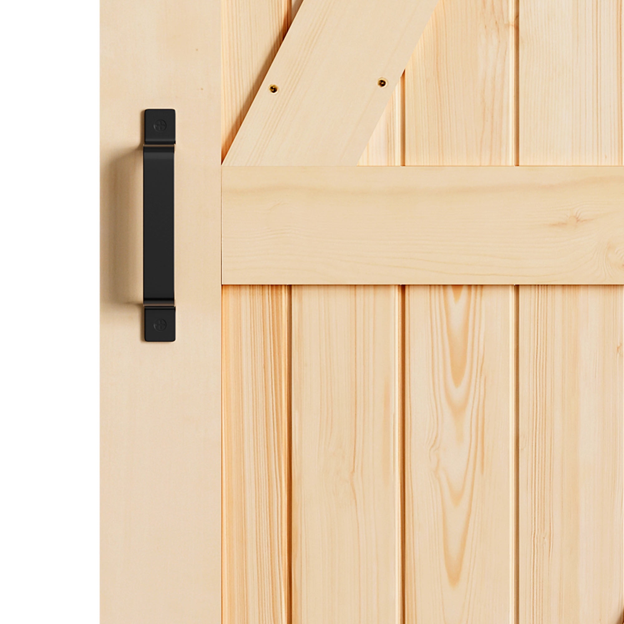 Uforic 30" x 84" Wood Sliding Barn Door Interior Door, Natural