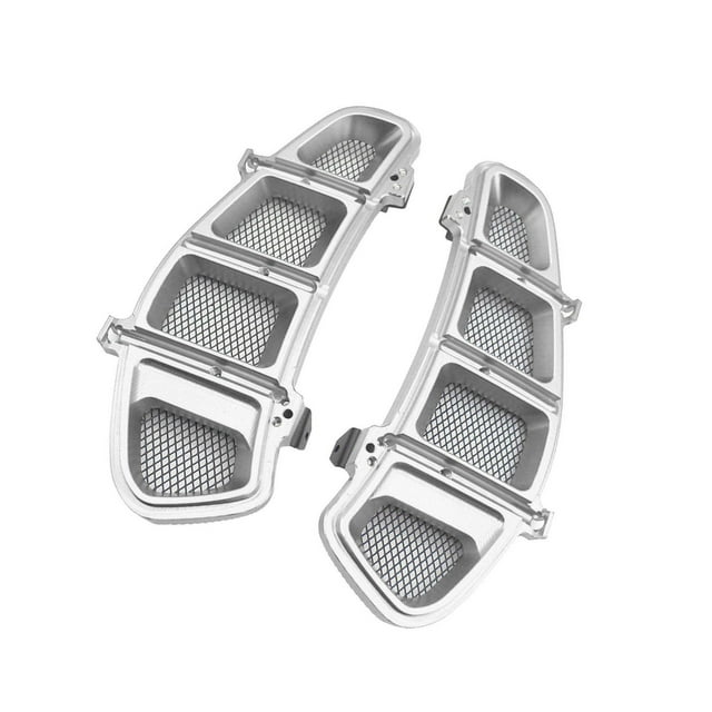 1 Pair Motorcycle Radiator Guard Cover for VESPA Motorcycle Radiator Guard Motorcycle Radiator GTS 250 2013-2020 Silver