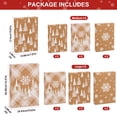 thumbnail image 4 of Ayieyill Christmas Holiday Gift Boxes, 12 Pack Foldable Kraft Paper Gift Boxes,Large & Medium Size for Presents, Christmas Holiday Gift Wrapping, 4 of 8