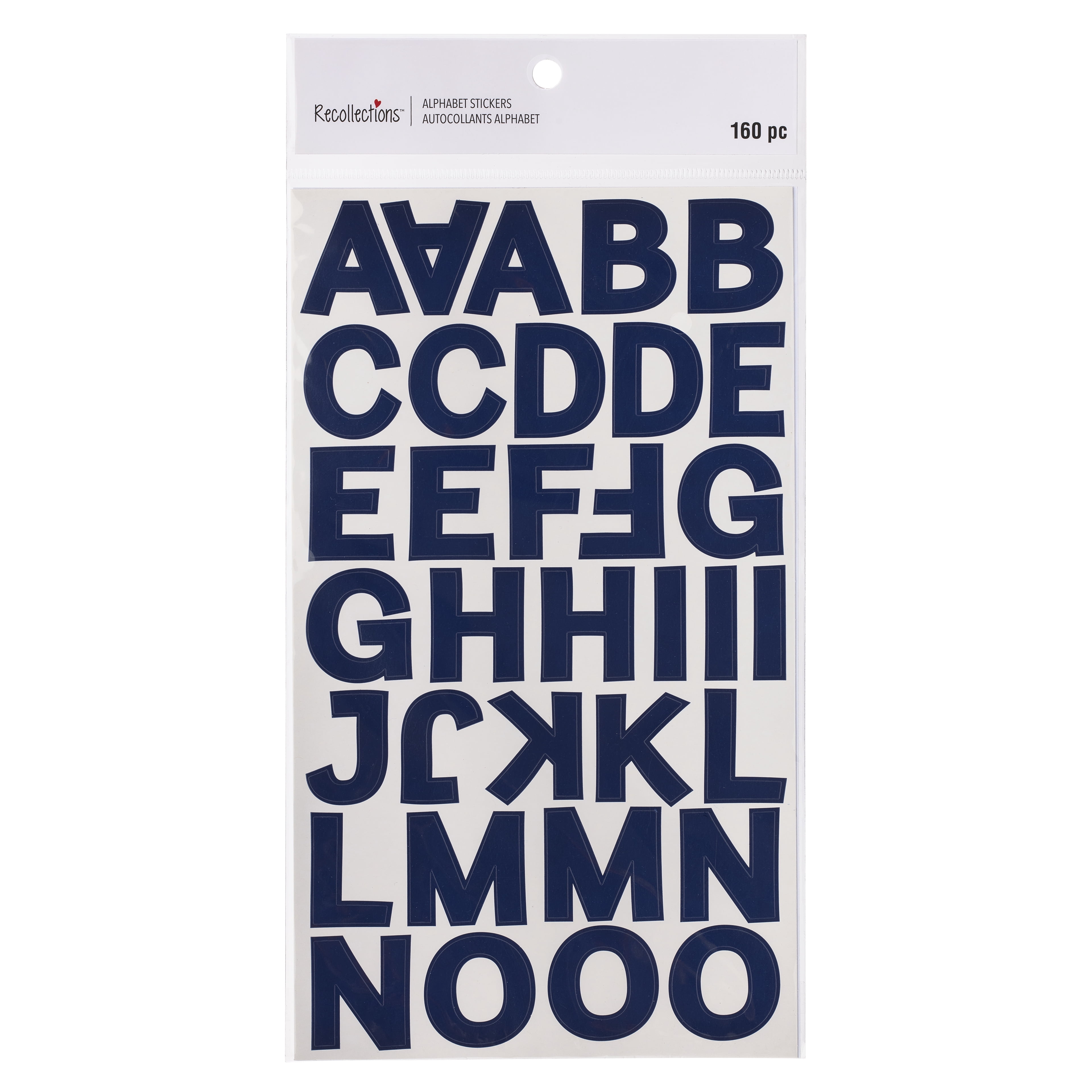 Recollections Block Alphabet Stickers, 12 Packs: 160 ct. (1,920 total)