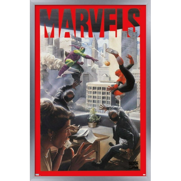 Marvel Comics - Spider-Man - Age of Marvels Wall Poster, 14.725" x 22.375", Framed