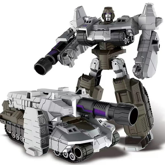 Alloy Deformation Car Robots Manual Assemble 7.4 Inch Action Figure Desktop Decoration Gifts Limited Edition, Multicolor(Megatron)