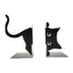 thumbnail image 1 of Sujetalibros decorativo con forma de gato negro. Escultura de gato negro. Regalo ideal para amantes de los gatos y para libros pesados. A, 1 of 9