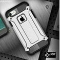 thumbnail image 3 of Bisen Shock-Absorbent Rugged Cell Phone Case for Apple iPhone 6S, Silver, 3 of 4