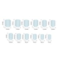 thumbnail image 6 of UDIYO 1 Set Fake Nails Seamless Ultra-thin Harmless Frosted Finished Nail Enhancement Stickers for Manicure Store, 6 of 7