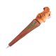 thumbnail image 2 of Pluma de animal tallada en madera pura hecha a mano, bolígrafo de ardilla de talla de madera creativa, bolígrafo de gel de recarga reemplazable para estudiantes, 2 of 7