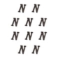 thumbnail image 2 of Letras de metal negro Wosthever Números de casa Placa de número de casa B17--N 10Conjunto, 2 of 6