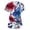 Multicolor-B#5321, variant on AHMOMEI 250th Anniversary USA Shirt Women Womens Scrub Tops 4th of July Women's Nurse Uniform with Pocket S-5XL Plus Size Scrubs Tops for Women
