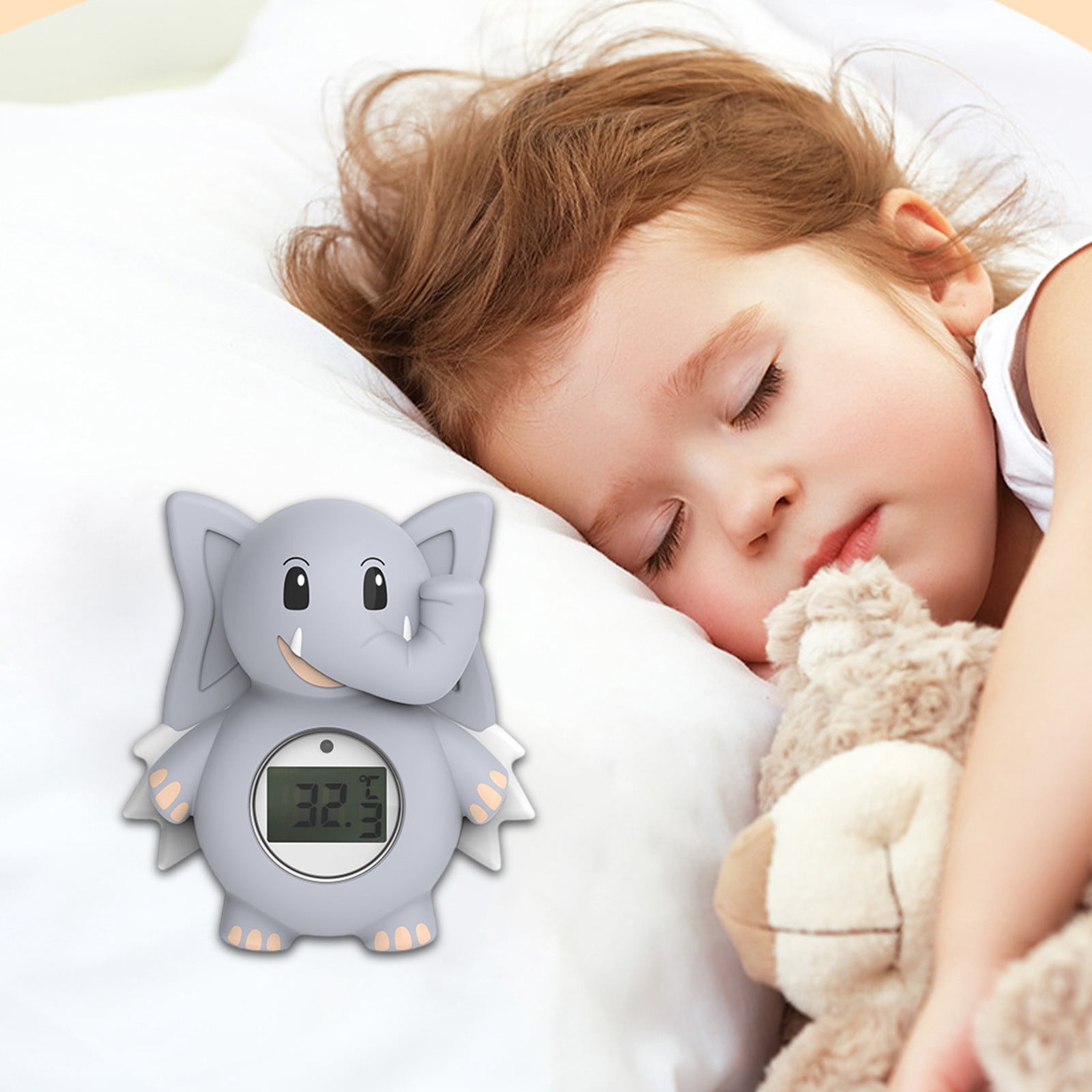 Digital Bath Thermometer Floating Water Temperature Gauge Tub Sensor