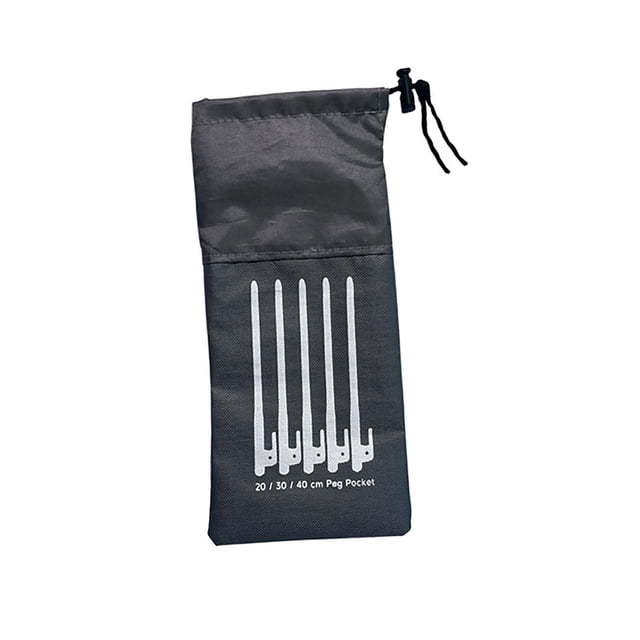Bolsa de almacenamiento Cola para estacas de tienda lona para campamento al aire libre S