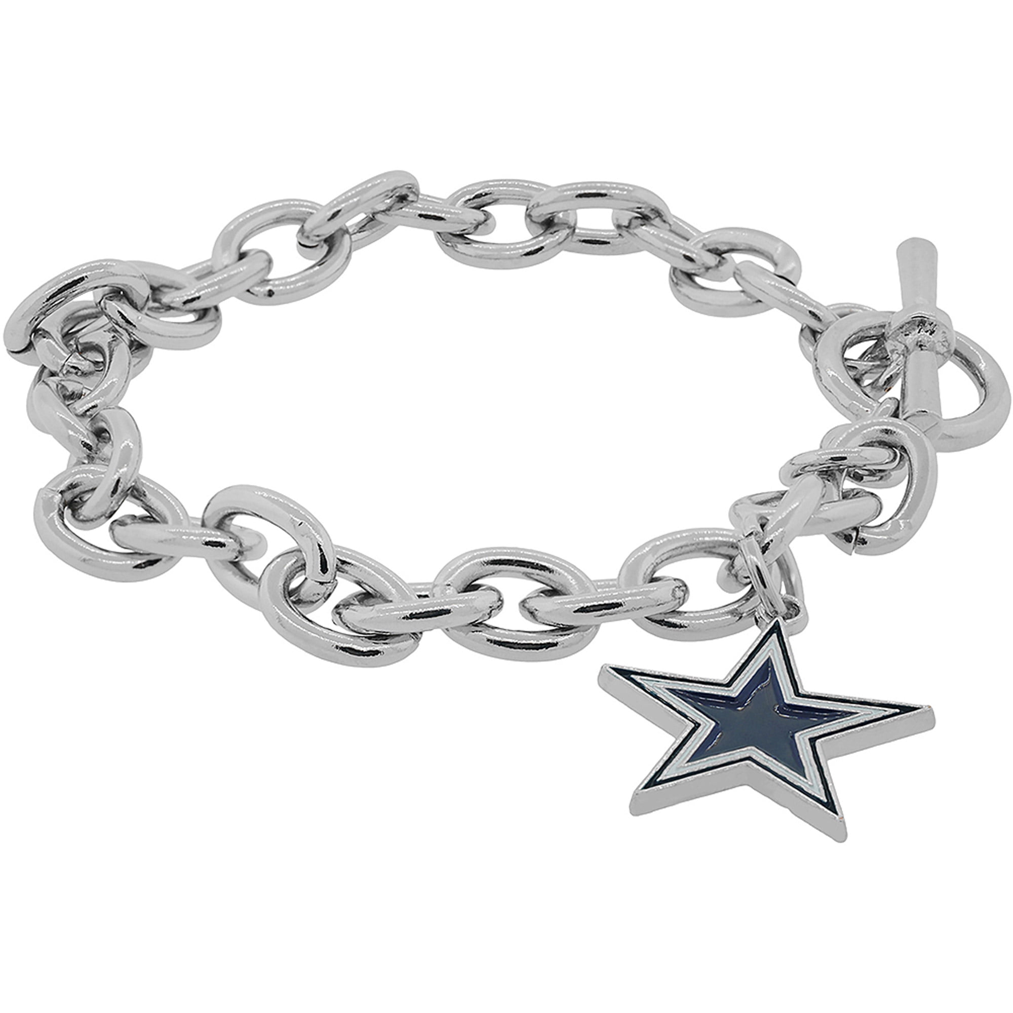 NFL Dallas Cowboys Pendant Bracelet, 8"