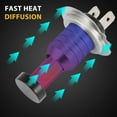 thumbnail image 3 of 2X H7 LED Headlight Bulb Kit High Low Beam 100W 30000LM Super Bright 6000K White, 3 of 5