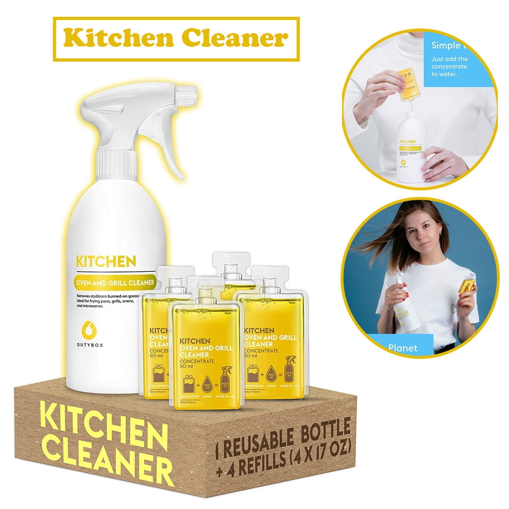 DutyBox Kitchen Cleaning Supplies, AlkalineFree AllPurpose Cleaner