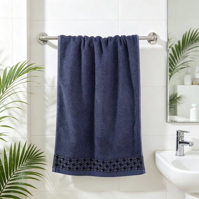 Linnome Premium Soft Absorbent Face Towel for Daily Cleansing Lint Free Quick Drying High End Home Spa Quality 13x28.7 Inch