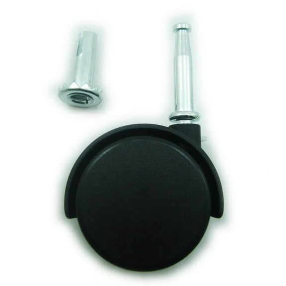 HnF Shop 4pcs/set Furniture Swivel Caster / Wheel W/ Socket Chair Replacement (Dia 2 inches Without Brake)