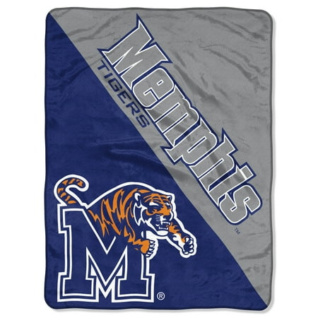 - NCAA Memphis Tigers “Halftone” 46”x 60” Micro Raschel Throw