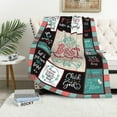 thumbnail image 2 of Yibo Christmas Goddaughter Gifts Blanket Flannel Soft and Comfortable Anti-static Bed Sofa Blanket, 2 of 7