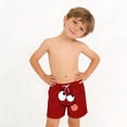 thumbnail image 6 of LIBRCLO Kids Swim Trunks Boys Quick Dry Shorts Boys Swim Trunks Fashion Prints Summer Beach Swimming Shorts Bathing Suits Size 13Years Red, 6 of 7