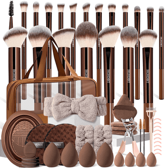 M.A.C, Mini Brush Kit, 5 Piece Set, Holiday Gift, Travel-Friendly