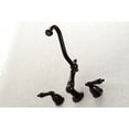 thumbnail image 3 of Kingston Brass KS1025PKL Duchess Two-Handle Wall Mount Roman Tub Faucet, Oil Rubbed Bronze, 3 of 8