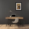 thumbnail image 3 of Fungai, Bernardino 11x14 Black Ornate Wood Framed with Double Matting Museum Art Print Titled - Madonna and Child with Two Hermit Saints, 3 of 4