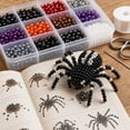 thumbnail image 5 of Halloween Spider Beading Kit, 4 Design DIY Beaded Craft Set with Tools and Instructions, Desktop Decor Gifts for Family Friends, 5 of 6
