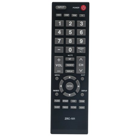 New ZRC-101 Replace Remote for Insignia TV NS-LCD15-09 NS-LCD37-09 NS-LCD26-09