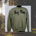 thumbnail image 3 of Camo Green with Black Glitter Show Your Southern Objection with Shug, Please (R) Unisex Crew Neck Sweatshirt (Copy), 3 of 7