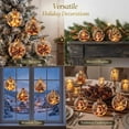 thumbnail image 6 of Glowing Christmas Diorama Ornament - Christmas Ornaments Decorations，Set | Light-Up Mini Holiday Scene with Warm LED Light, Festive Keepsake Gift for Home Christmas Party Decoration, 6 of 8