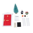 thumbnail image 1 of Mini juego de puertas de madera, mini juego de puertas de madera, casa de muñecas, juego de Navidad, casa de muñecas, juego de Navidad en miniatura, calidad superior, 1 of 9