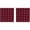 Burgundy, variant on Gator GFW-ACPNL1212P-2PK Pair of 2 Inch - Thick Acoustic Foam Pyramid Panels 12x12 Charcoal