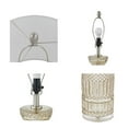 thumbnail image 6 of Hampton Hill Luxuria Contemporary Glass/Polyester Table Lamp in Mercury Clear, 6 of 10