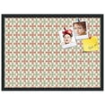 thumbnail image 2 of PinPix 30x22 Custom Cork Bulletin Board  Poster Board Has a Fabric Style Canvas Finish, Framed in Abstract Pattern, by ArtToFrames (PinPix-558), 2 of 5